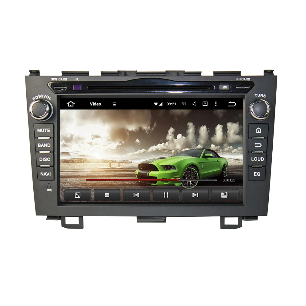 Автомобильный DVD плеер проигрыватель на Android 9 0 8 ядер с GPS для Honda CRV 2006 2011