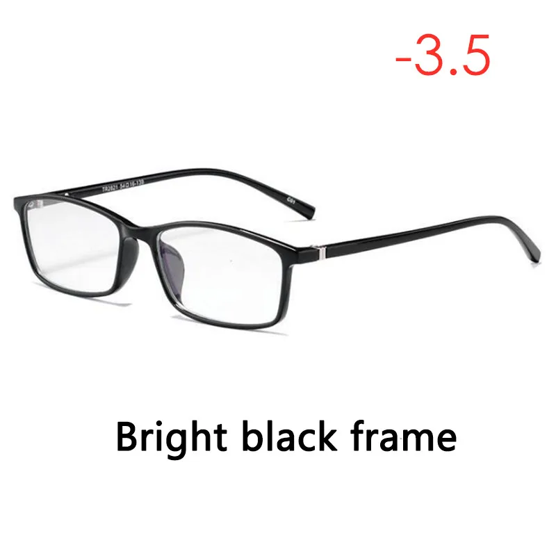 ZN14Bright black-3.5 ZXTREE высокое качество TR+ металлическая оправа для очков женские и мужские очки Оптическая оправа анти-синий светильник очки оправа для очков ZN14 - Цвет оправы: ZN14Bright black-3.5