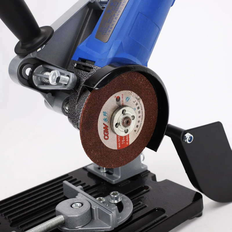 Angle Grinder Stand Holder Cutter Support Bracket Diy Cutting Machine Cast Iron Base For 100-125 Angle Grinder Tool Accessory 2