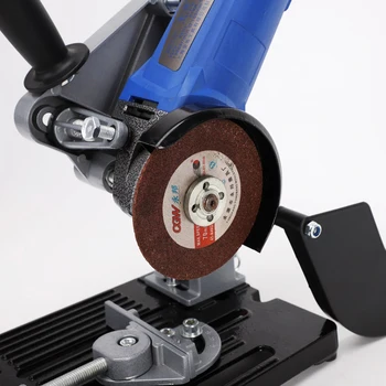 Angle Grinder Stand Holder Cutter Support Bracket Diy Cutting Machine Cast Iron Base For 100-125 Angle Grinder Tool Accessory 2