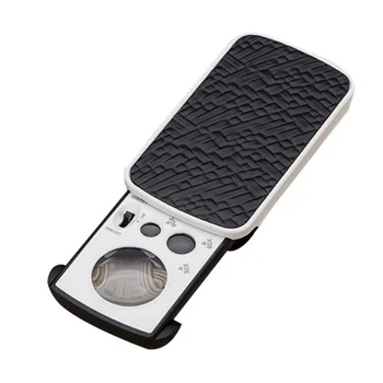 

Handheld Jewelry Loupe Appraisal Acrylic Magnifier Set High Magnification LED UV Light Optical Lens Glass Machining
