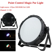 2Pcs/Lot 127 LED Point Control Magic Par Light RGB DMX512 Sound Actived Magic Effect Led Stage DJ Disco Club Party Lighting 5w led rgb stage light auto sound voice control crystal magic ball stage lighting effect party disco club dj decor lamp 110 240v