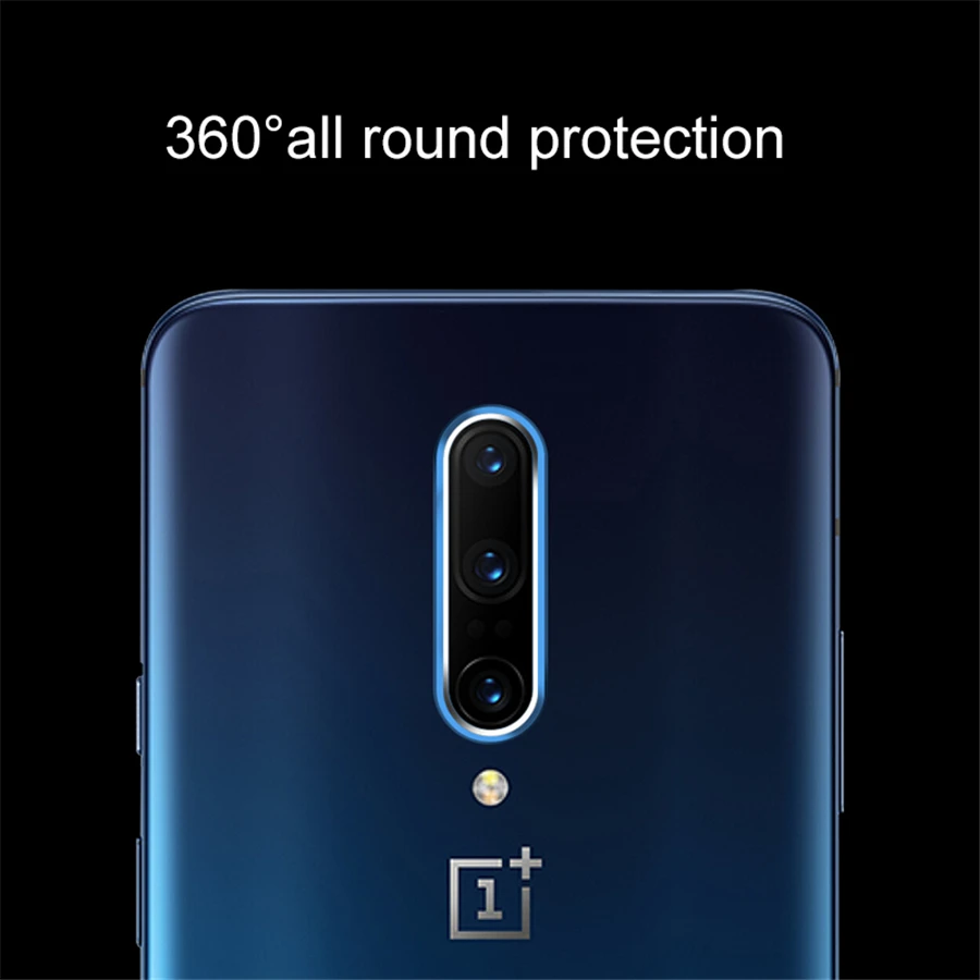 Для OnePlus 7 Pro металлическое заднее защитное кольцо для объектива+ Закаленное стекло пленка для объектива камеры для 1+ 7 защитная пленка для экрана
