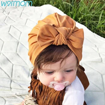 

WARMOM Toddler Kids Baby Turban Cotton Beanie Hat Newborn Photography Props Cotton India Hat Warm Winter Hat Knitting Hat New