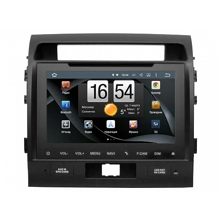 Штатная магнитола NavPilot DROID7 NPD4-CV-T265-10 для Toyota LC200(2008-)(+ Камера заднего вида в подарок