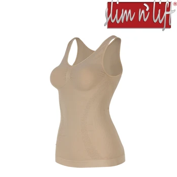 

High Quality Spandex Slimming Tank Tops for Women Tummy Control Cami Shaper with Built in Bra Seamless Shaping Camisole