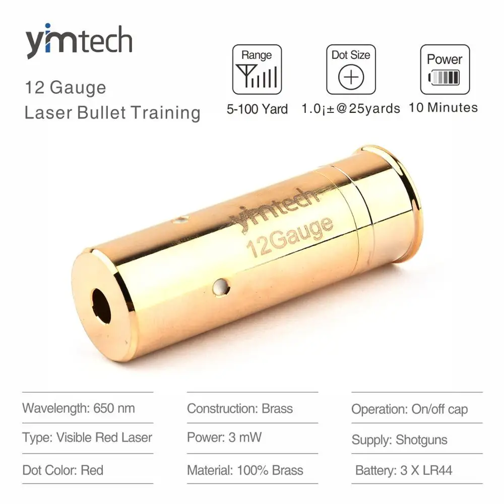 Skup 12Gauge laserowa kulka wkład (Light Pulse 70 MS) amunicja laserowa, laserowa szkolenia Bullet do treningu suchego ognia i symulacja strzelania