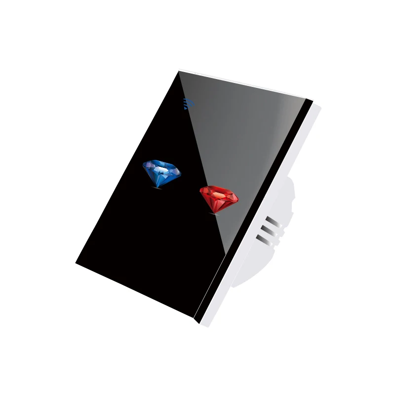 Цена Стандарт ЕС Smart tuya 1 способ дома беспроводной WiFi настенный светильник сенсорный выключатель панель настенный прерыватель, нужна нейтральна...