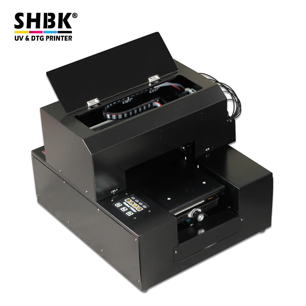 SHBK Small tabletop UV printer A4 size Portable mobile UV printer UV