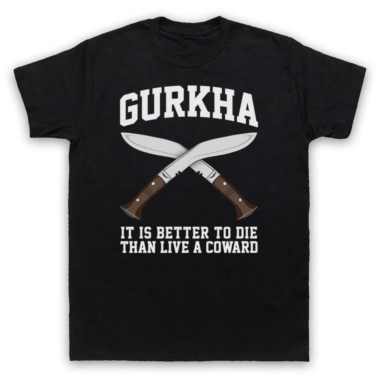 Gurkha девиз лучше умереть чем в прямом эфире для мужчин и женщин Детская футболка |