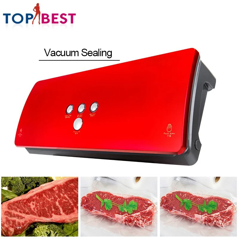  Double Voltage Food Vacuum Packing Machine Kitchen Container Packer Food Saver Including Free Vacuu - 4000298774811