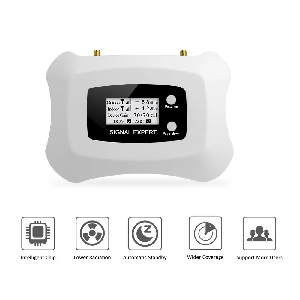 Повторитель сигналов ATNJ 70dB 4G LTE 1900 PCS 1900MHZ Мобильный усилитель 2g 3g Сотовый сигнала