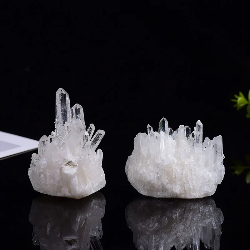 

40g-60g Natural White Crystal Cluster Quartz Crystal Health Healing Reiki Crystal Quartz Rock Mineral Specimen Home Decorat