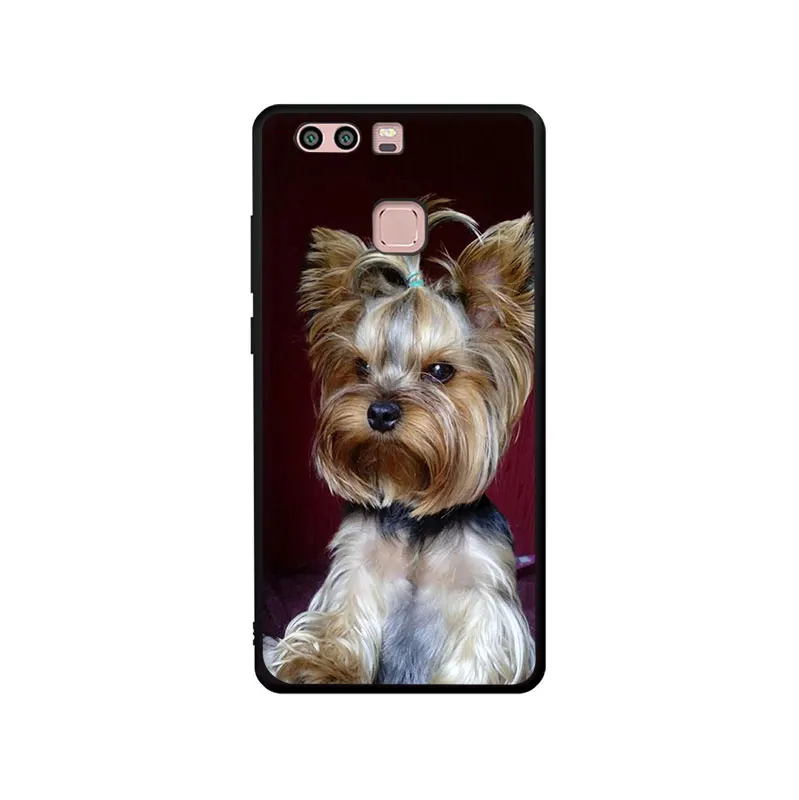 EWAU йоркширский терьер собака Мягкий ТПУ Телефон чехол для Huawei P8 P9 P10 P20 P30 Pro Lite Mini P Smart Z - Цвет: B8