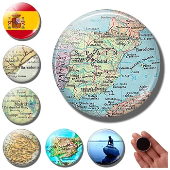 스페인 지도 냉장고 자석, 빈티지 스페인 발렌시아, 스페인, 스페인, 스페인, 스페인, 스페인, 스페인, 스페인, 마드리드지도 냉장고, 세계 여행 기념품