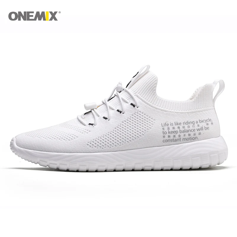 

ONEMIX New Arrival Men Running Shoes Simple Fashion Breathable Boys Sneakers Women Flats Outdoor Jogging Vulcanized Tennis Shoes