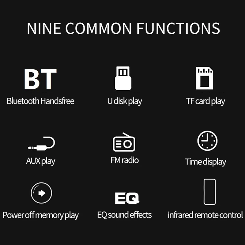 Автомагнитола 1 din автомобильный стерео MP3-плеер в тире головное устройство Bluetooth USB AUX FM радио