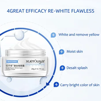 

Skin Brightening Cream Freckle Cream Dark Spot Corrector Remover Removes Hyperpigmentation Reduces Melasma Lightens