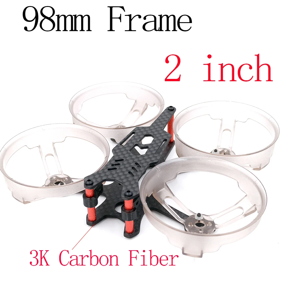 AlfaRC Buzzbee98 2 дюймов Крошечный FPV гоночный Квадрокоптер Рамка комплект RC Дрон