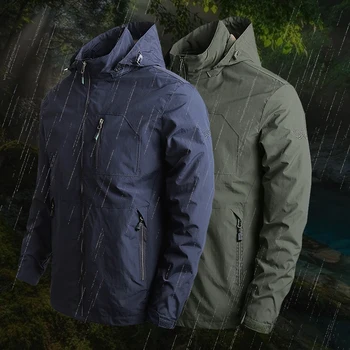 

2020 Autum Men's Sportswear Coat Thin Jackets Men Casual Streetwear Breathing Hooded Coats Windproof Clothing