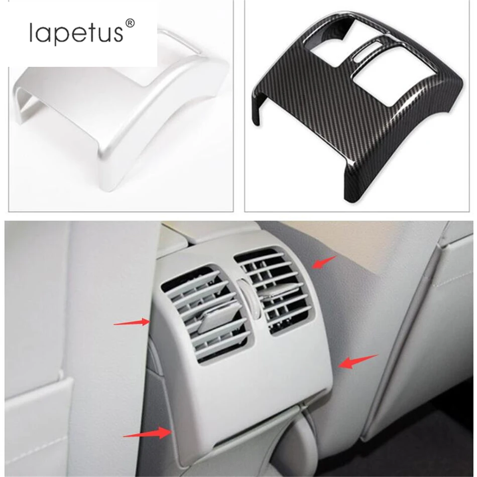 Lapetus аксессуары для Mercedes Benz C CLASS W204 2010-2013 подлокотник коробка заднего сиденья Air AC Vent внешний молдинг крышка комплект отделка