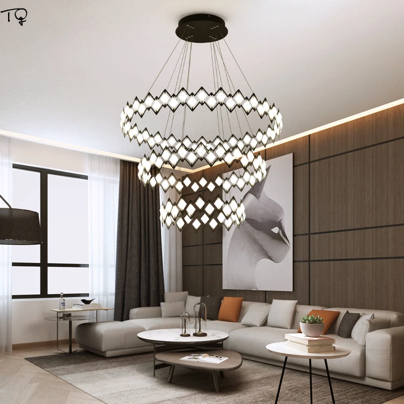 Cheap Nordic INS Postmodern Simple Led Ring Chandeliers Lighting Lustre Designer Living Room Office Bedroom Cafe Dining Room Luminaire Cheap Nordic INS Postmodern Simple Led Ring Chandeliers Lighting Lustre Designer Living Room Office Bedroom Cafe Dining Room Luminaire