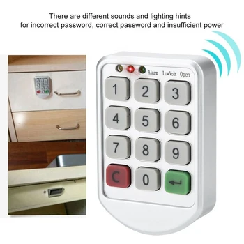 

Electronic Intelligent Password Lock Drawer Cabinet Locker Code Digital Security
