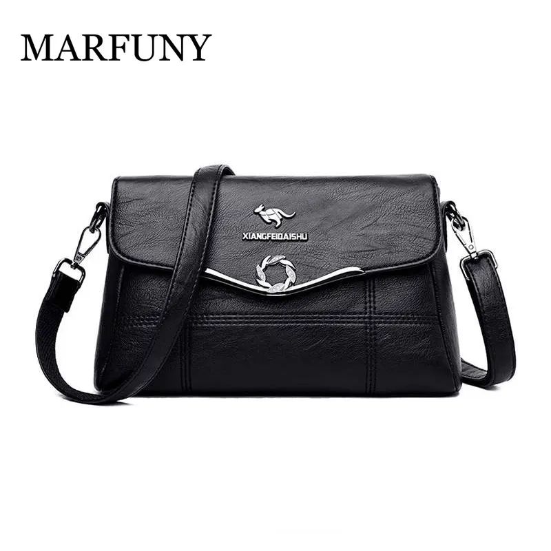 

Fashion Women Messenger Bag Soft Leather Shoulder Bag Multi-layer Crossbody Bag High Quality Small Bag Brand Red Handbag Purse