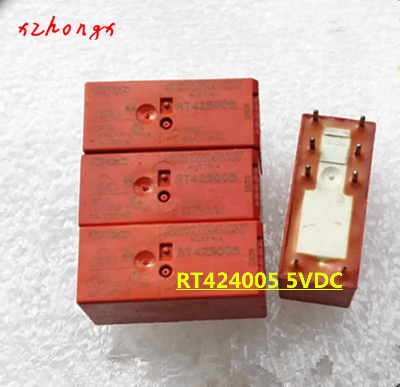 RT424005 5 в постоянного тока RT424012 12 В RT424024 24 8 А 250 переменного контактов реле питания |