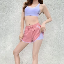 Aipbunny регулируемые ремешками охлаждения Йога шорты летние Фитнес одежда Для женщин спортивные Пеший туризм для бега на открытом воздухе спортивные шорты