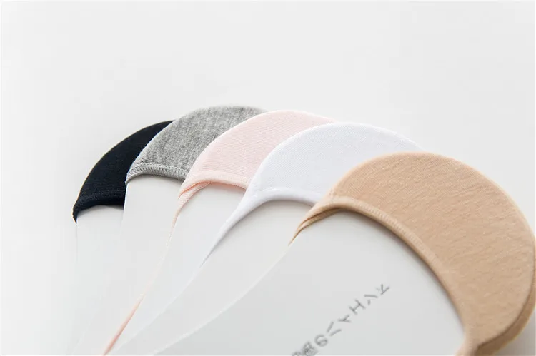 New Products Spring Summer Japanese-style Silica Gel Anti-slip Cotton Small Entrance Women's Ultra-Thin-Hidden Socks Breathable