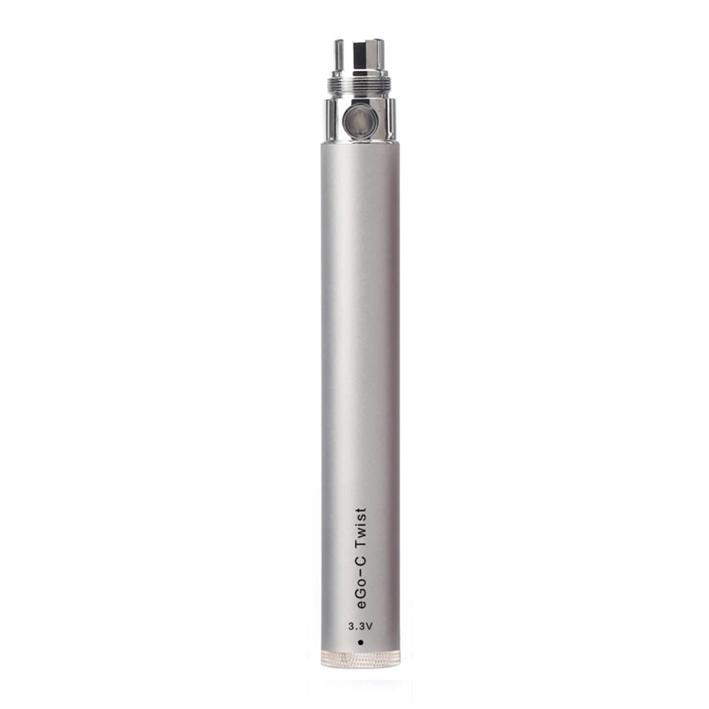 EGo-C Twist батарея Регулируемое напряжение 650/900/1100mAh электронная сигарета 3,3~ 4,3 V Ego C eCig Vape для evod eGo атомайзеры комплект - Цвет: Grey