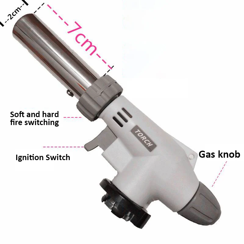 Газовый сварочный фонарь, огнемет, Бутановая горелка, автоматическое зажигание, выпечка, сварка, барбекю, Отдых на природе, Пешие прогулки, огненный пистолет