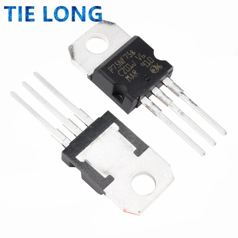 10PCS STP75NF75 TO220 P75NF75 TO220 75NF75 new MOS FET transistor