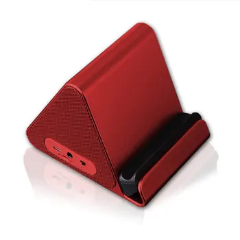 

Mini Portable Bluetooth Speaker Phone Tablet Bracket Long Playtime Enhanced Bass Noise-cancelling for PC Phones Tablets