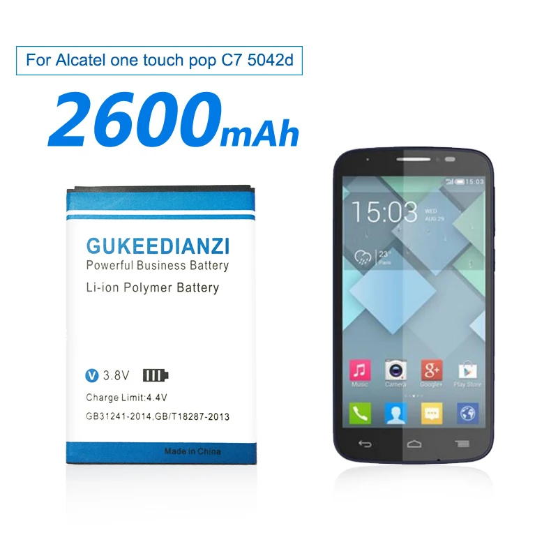 Аккумулятор для телефона GUKEEDIANZI TLp025A2 3200 мАч для Alcatel One Touch Onetouch POP C9 Dual 7047D Idol X Plus OT 6043D 8000D 8008D