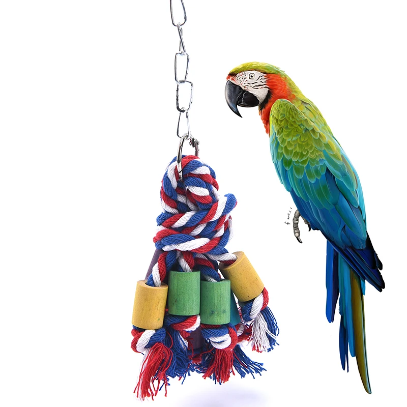 Colorful Parakeet Cockatiel Chew Fun Bird Toy Durable Parrot Cages | Дом и сад