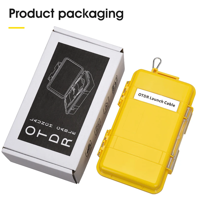SC/UPC-SC/UPC OTDR Dead Zone Eliminator,Fiber Rings ,Fiber Optic OTDR Launch Cable Box 500M 1Km 2Km SM 1310/1550nm Free Shipping