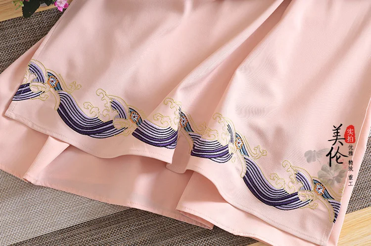Традиционная вьетнамская одежда aodai vietmam одежда цветочный Азиатский китайский стиль cheongsam для женщин ao dai qipao платье