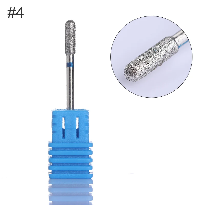 30 шт./пакет файл для шлифовки фрезы для маникюра и сверлами для ногтей для удаления кутикулы чистой бит элетрический Фрезер для педикюра аксессуар - Цвет: 4