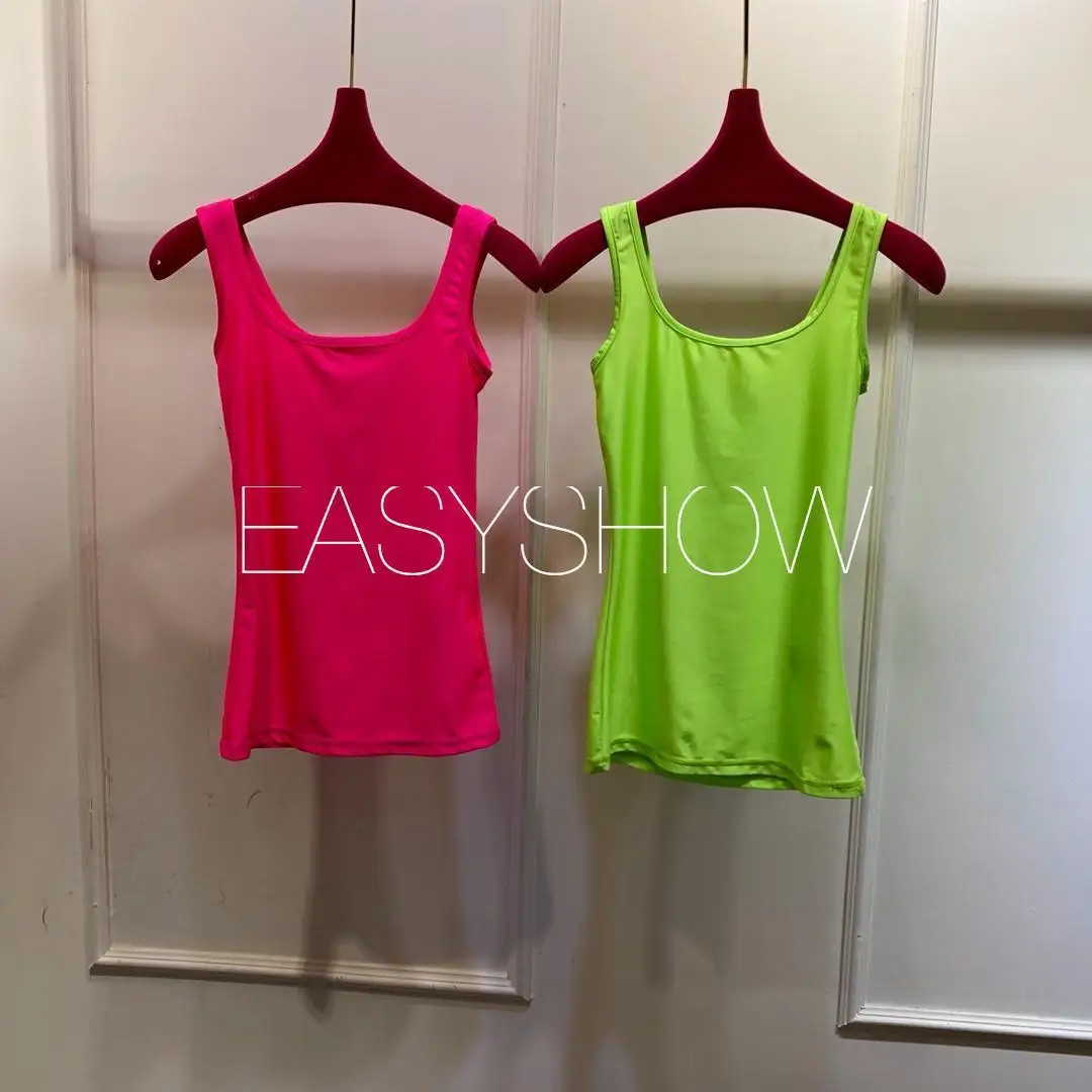 

1016Summer Recreational Sport Solid Color Vest Base