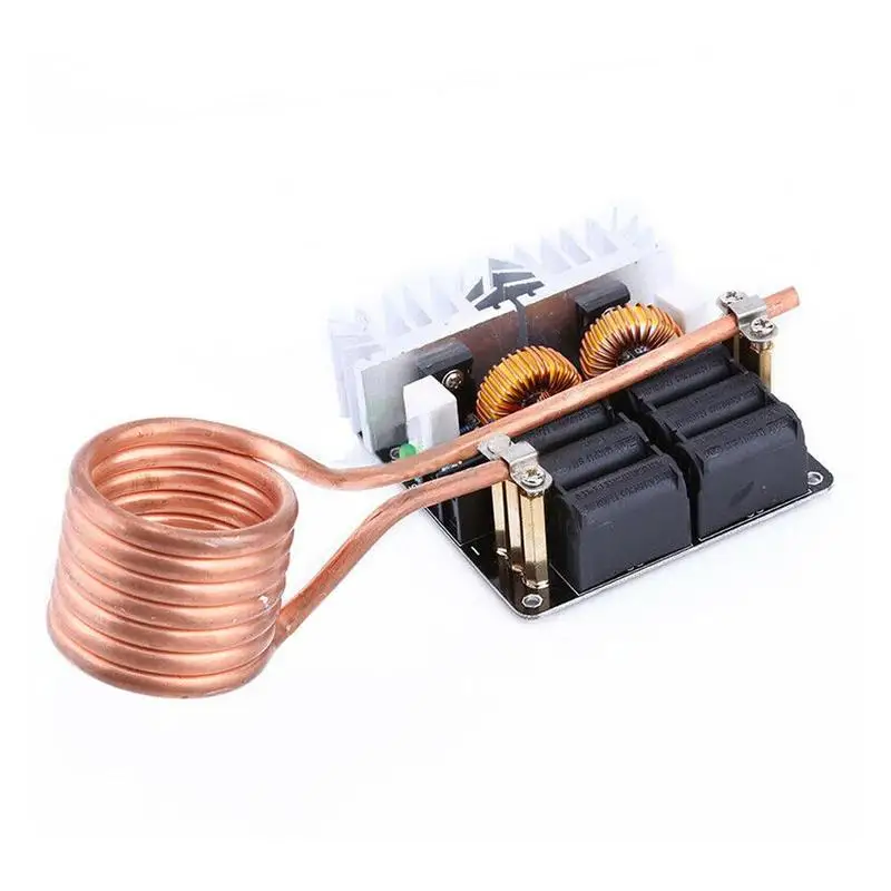 

Low ZVS 12-48V 20A 1000W Low Voltage Induction Heating Board High Frequency Induction Heating Machine Module with Tesla Coil