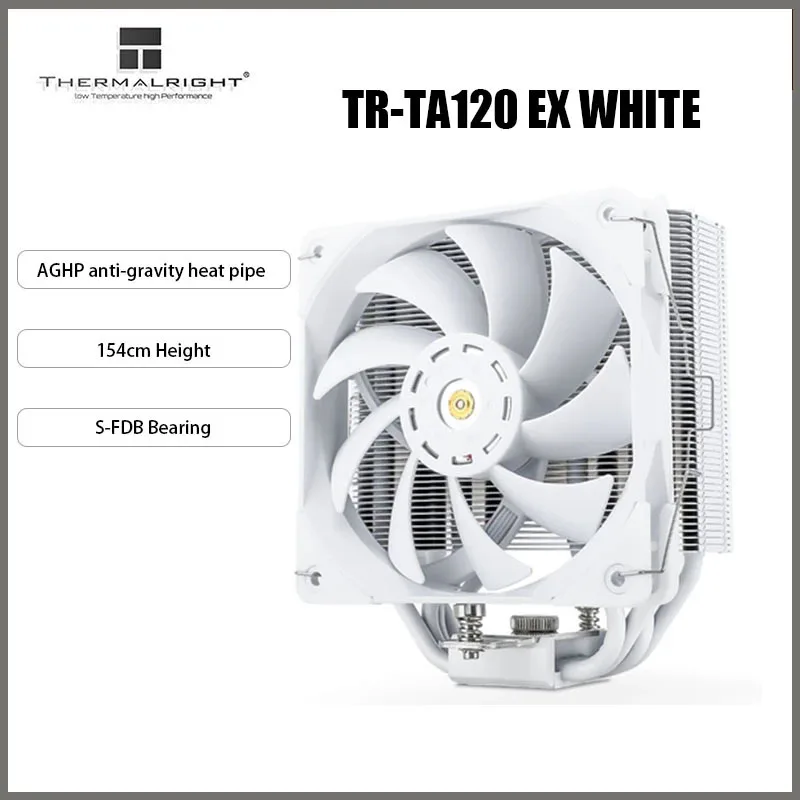 Thermalright Ta120 Ex Mini Nero/Bianco Cpu Ventola Radiatore Computer Desktop 5 Tubo Di Calore Mini Aghp Base In Rame