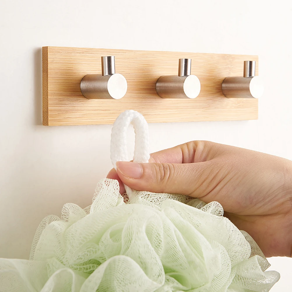 

Towel Racks Over Kitchen Cabinet Door Towels Bar Hanging Holder Bathroom Shelf Rack Home Organizer Long Wall Hook Self-Adhesive