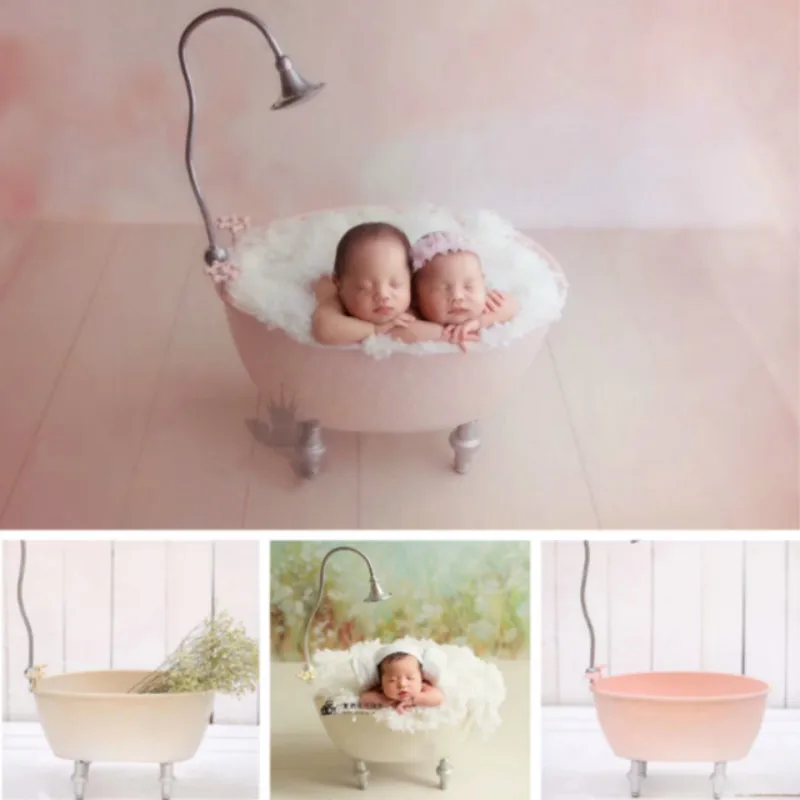 Newborn Photography Props Baby Photo Bathtub Infant Photo Shoot Accessries Full-moon Baby Posing Containers Creative Props