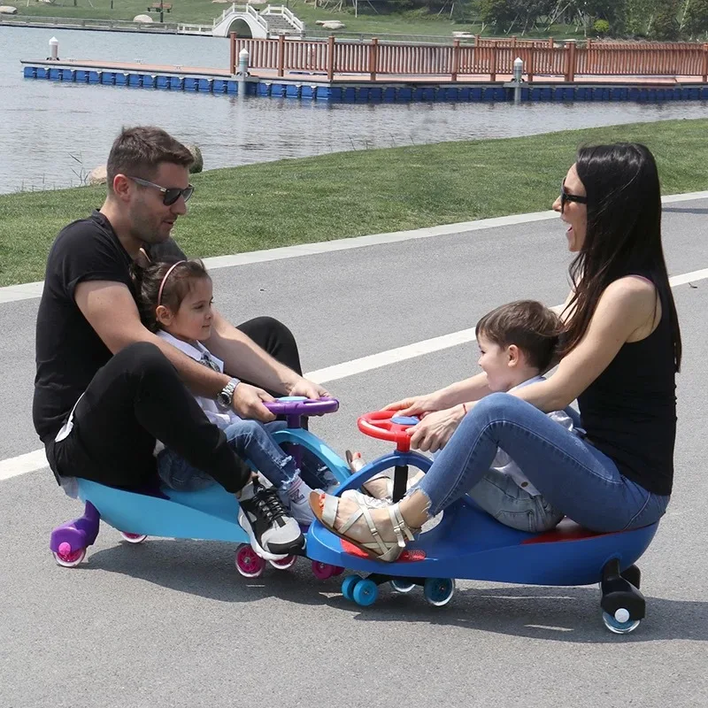Детская игрушечная коляска с музыкальной бесшумной вспышкой WheelBaby walker с 6 колесами детская игрушечная машинка