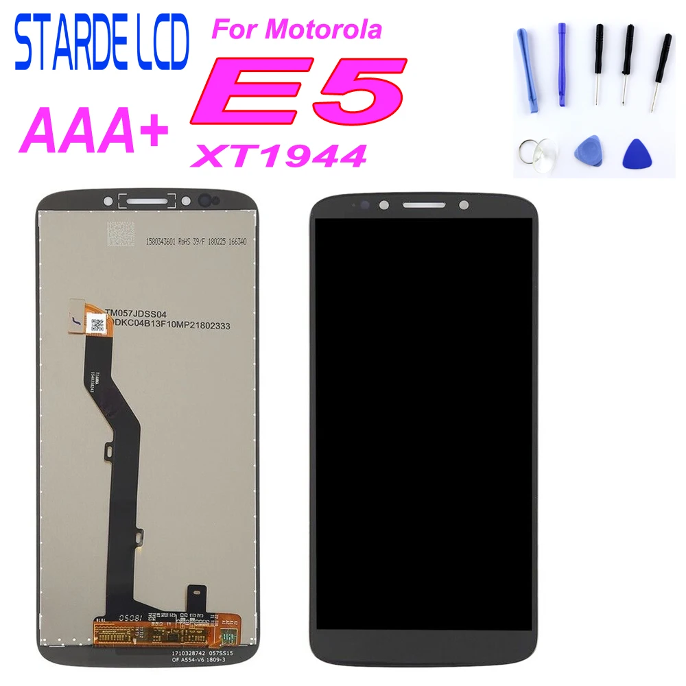 

Starde LCD For Motorola E5 XT1944 LCD Display Touch Screen Digitizer Assembly For Moto E5 XT1944-4 XT1944-1 5.7" Screen with
