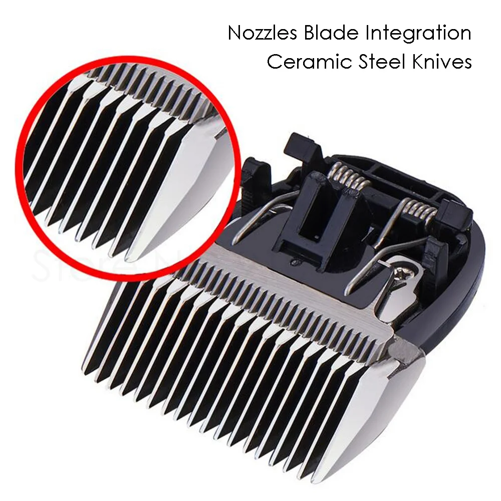 BaoRun Professional Dog Hair Trimmer P2 P3 P6 P7 P9 S1 Steel Knives Pets Clipper Blade Nozzles 3/6/9/12mm Integrated Cutter Head