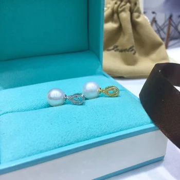 

HOT Nice Quality 925 Sterling Silver Pendant Mounts Findings Set Women's Parts for Oyster Edison Pearl Coral Jade Beads Stones