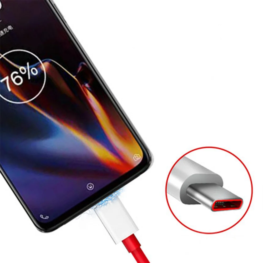 Oneplus 7 pro 7 Warp Быстрый зарядный кабель 6A Dash Быстрый usb type-C кабель для передачи данных для One plus 6T 6 5T 5 смартфон